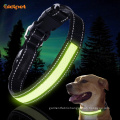 High Quality Nylon Fabric Mesh Led Dog Collar